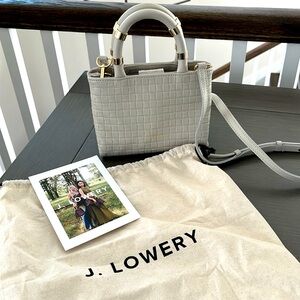 NWT J. Lowery Mini Williams Bag in Shell Woven